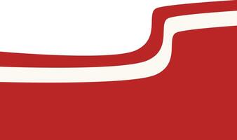 Indonesian Flag Ribbon Illustration in Flat Design. vector