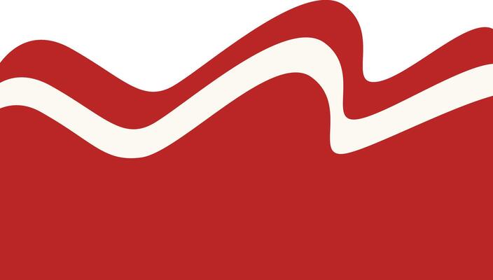Indonesian Flag Ribbon Illustration. Isolated on White Background.