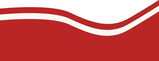 Indonesian Flag Ribbon Illustration with Abstract Design. vector