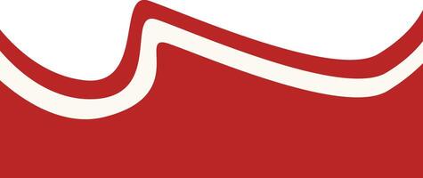 Indonesian Flag Ribbon Illustration. Indonesian Independence Day vector