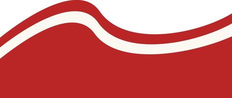 Indonesian Flag Ribbon. Indonesian Independence Day. vector