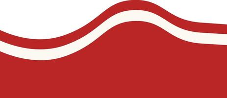 Illustration of Indonesian Flag Ribbon. Indonesian Independence Day. vector