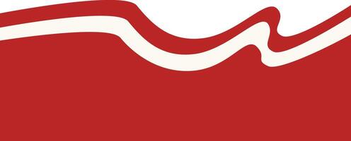 Illustration of Indonesian Flag Ribbon. Design Element vector