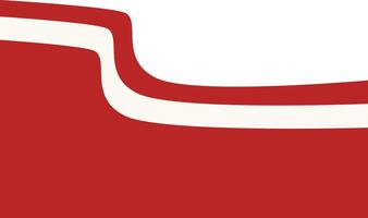 Illustration of Indonesian Flag Ribbon. vector