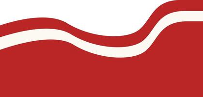 Wavy Flag Indonesia on White Background vector