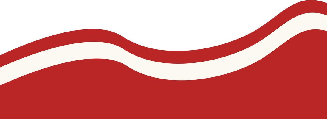 Wavy Flag Indonesia on White Background.