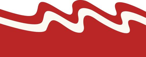 Wavy Flag Indonesia Isolated on White Background vector