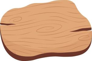 Wooden Sign Board Illustration in Cartoon Style vector