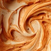 Swirls of Sweetness Capturing the Delightful Texture of Creamy Delights. photo