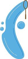 Abstract Soap Bubble Wand vector