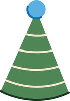Party Hat with Pom Pom vector