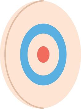 Target Symbol with Concentric Circles vector