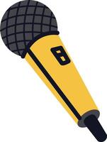 Retro Microphone Cartoon vector