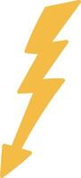 Lightning Bolt Shape Symbol Sign vector