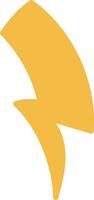 Lightning Bolt Symbol ABstract Shape vector