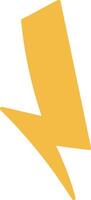 Lightning Bolt Shape Abstract Design vector