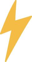 Lightning Bolt Symbol Shape vector