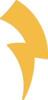Abstract Lightning Bolt vector