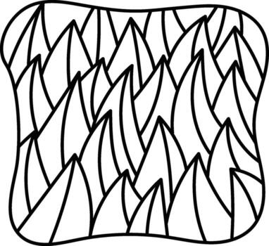 resumen hoja cuadrado modelo vector