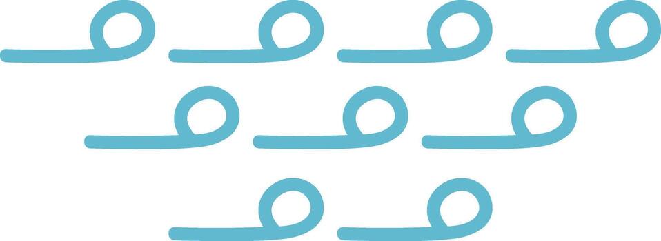 resumen curvo olas modelo vector