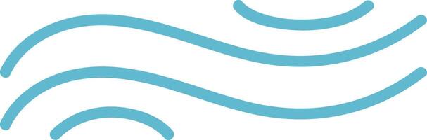 Abstract Wavy Line Pattern Sign vector