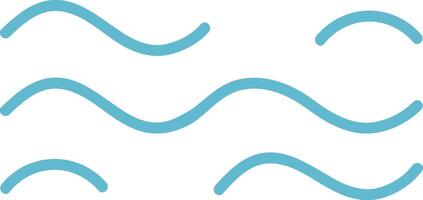 Abstract Wavy Line Pattern Design vector