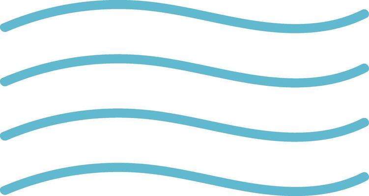 Wavy Line Pattern Element