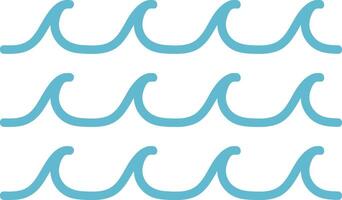 Sea Waves Pattern vector