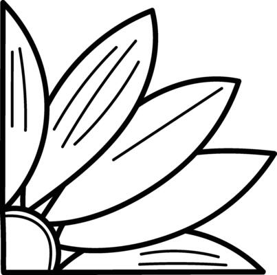 Sunflower Corner Doodle
