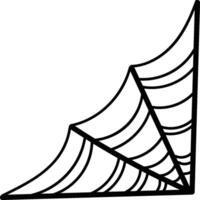 Spider Web Corner vector