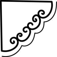 Decorative Swirl Corner vector