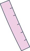 Cartoon Ruler with Measurement Marks vector