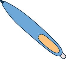 Cartoon Ballpoint Pen Drawing vector