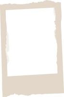 Torn Edge Photo Frame vector
