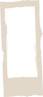 Torn Paper Rectangle Frame Element vector