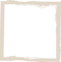 Torn Paper Square Frame vector