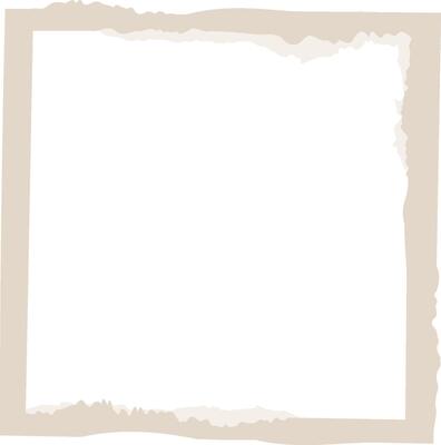 Torn Paper Square Frame