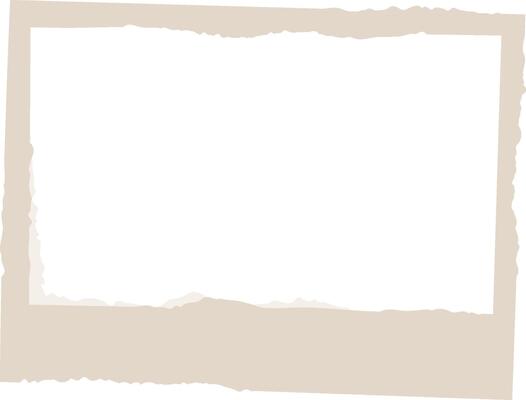 Torn Paper Rectangle Frame Design