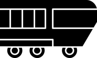 Train Glyph Icon vector