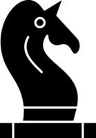 Knight Glyph Icon vector