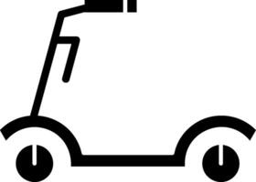 Scooter Glyph Icon vector