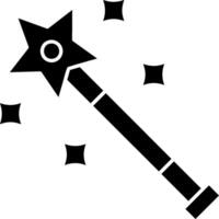Magic Wand Glyph Icons vector