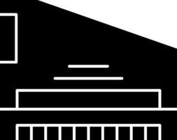 Piano Glyph Icon vector