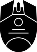 Gaming Mouse Glyph Icon vector