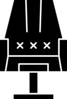 Gaming Chair Glyph Icon vector