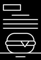 Food App Glyph Icon vector