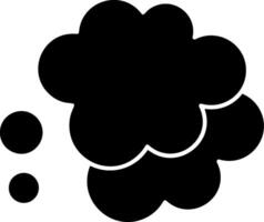 Coffee Thinking Glyph Icon vector