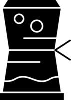 Chemex Glyph Icon vector