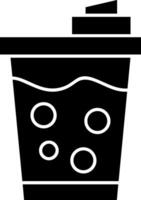 Soda Glyph Icon vector