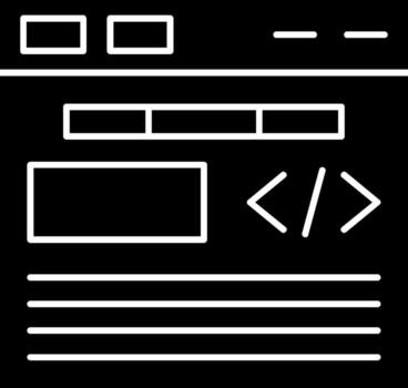 Programming Glyph Icon vector
